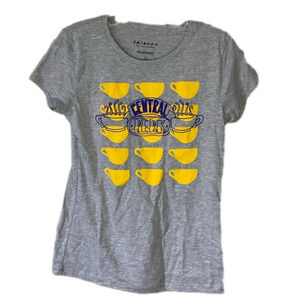 FRIENDS Tv Series Graphic‎ Tee Girl's Gray Central Perk Small 6/6x T-shirt